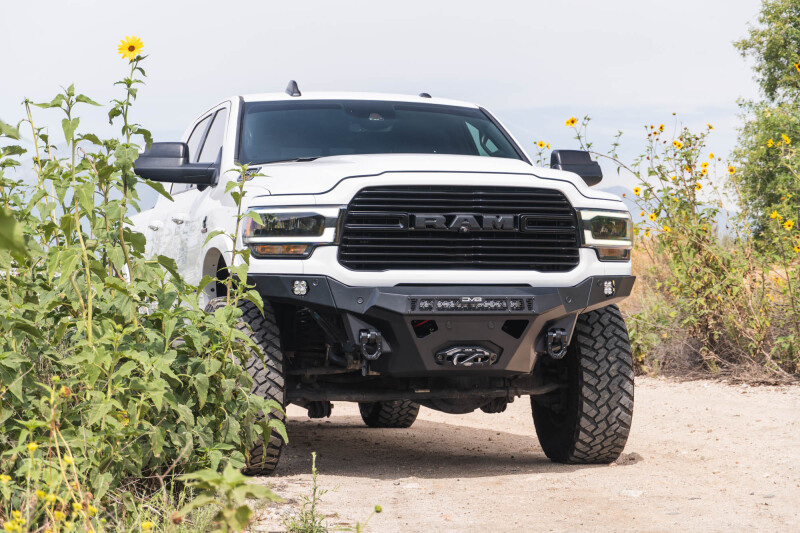 Ram 2500 Front Bumper - DV8 Offroad - Spec Series - Micro-Texture Black Powder Coated - `19-`26